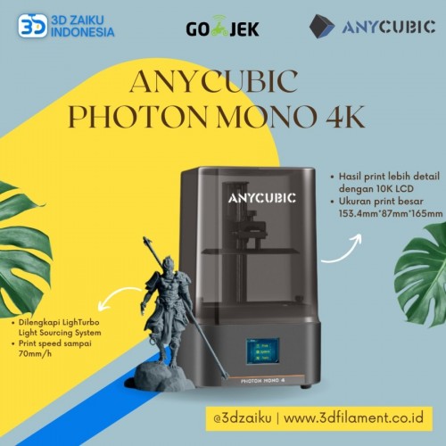 3D Printer Anycubic Photon Mono 4K LCD Ultra High Detail Resin